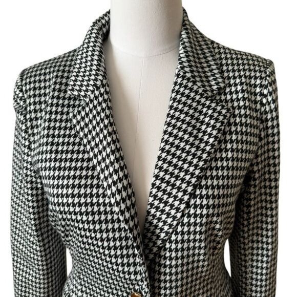 ASOS 4th + Reckless Houndstooth Blazer Size 6 NWT - Picture 6 of 13